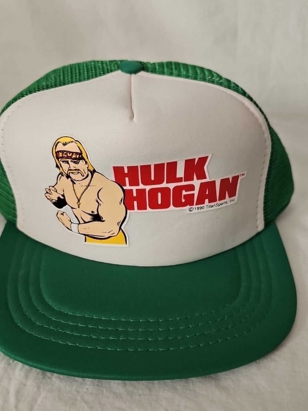 Vintage Rare 1990 TitanSports Inc Youth Hulk Hogan Hat Cap Universal Very Nice